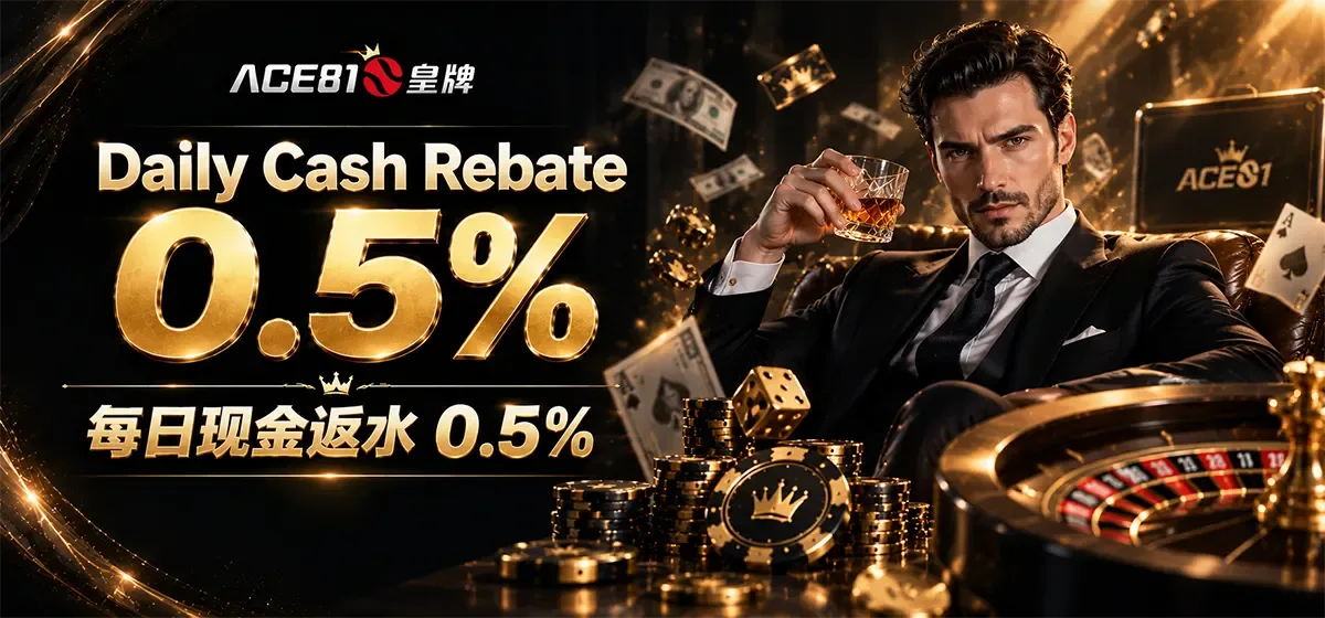 专属每日奖励：ACE81s 每日0.5%现金返利